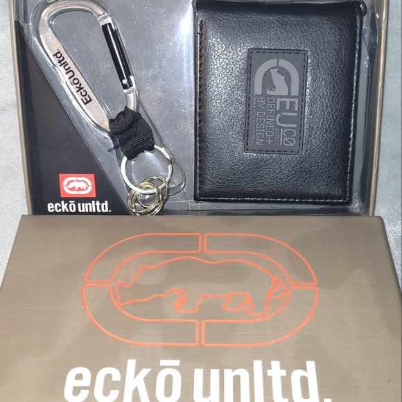 Ecko Unlimited Other - Ecko Unltd. Wallet & Carabiner Clip Gift Set
